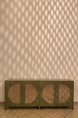 Verdant Wood Console Cabinet