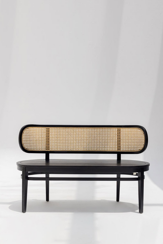 Wood &Cane Bench