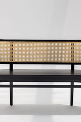Wood &Cane Bench