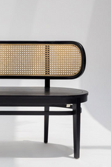 Wood &Cane Bench