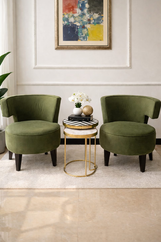 Luxe Round Chair Set