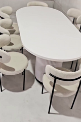Oval Dining Table Set