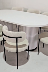 Oval Dining Table Set