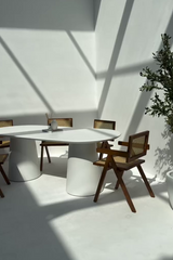 Heritage Rattan & Wood Dining Chair