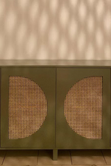 Verdant Wood Console Cabinet