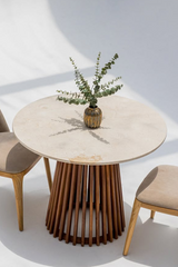 Round Coffee Table with Matching Chairs Set