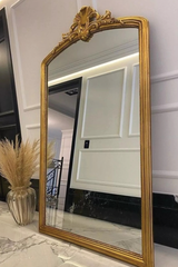 Antique Gold Ornate Arc Mirror