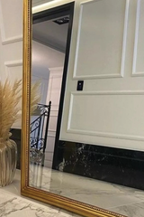 Antique Gold Ornate Arc Mirror
