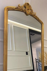 Antique Gold Ornate Arc Mirror