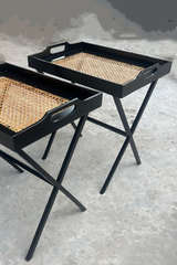 Cane Craft Nesting Tray Tables