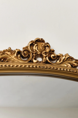 Antique Gold Ornate Arch Mirror