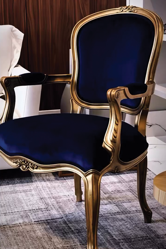 Imperial Black Accent Chair